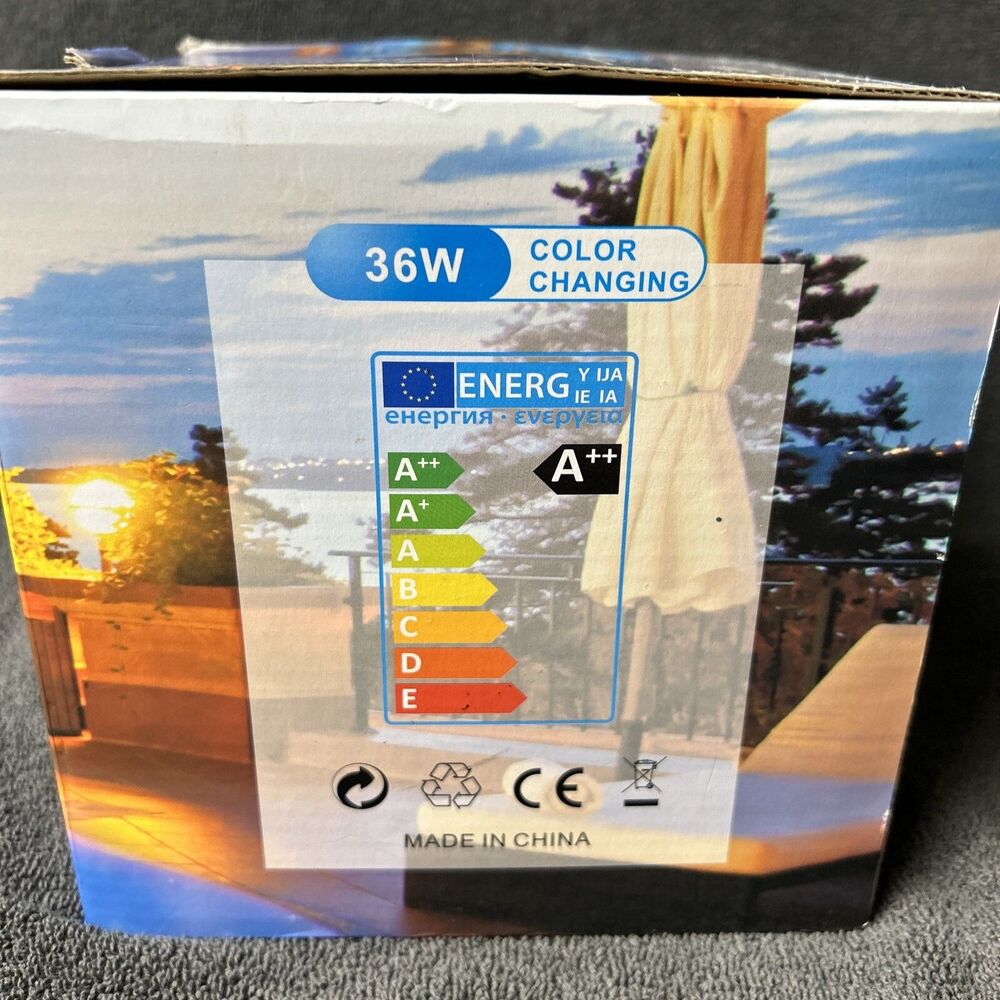 LED Color Changing Swimming Pool Light Bulb 36w With Remote - Picture 4 of 5